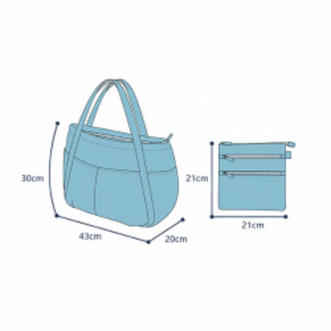 Foldable Travel Bag Luggage Carry-on Handbag Storage Tote Bag Travel Gym Sports Black 3