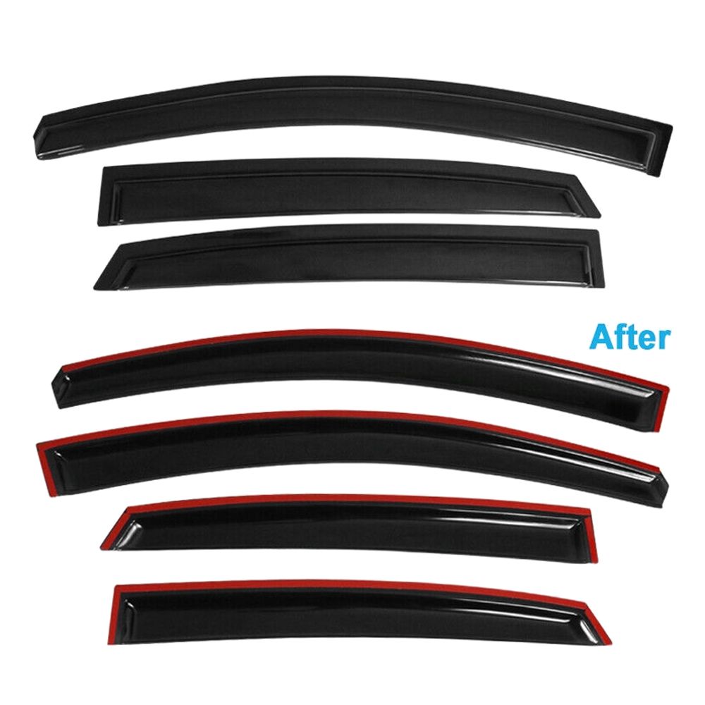 Fits 13-19 N Issan Sentra Sedan Acrylic Window Visors Rain Sun Guard Deflector
