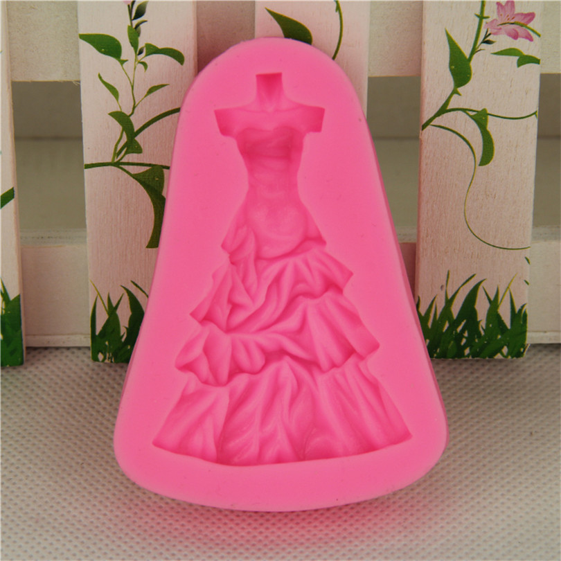 Title 5, Silicone Mold For Princess Bride Wedding Dress ...