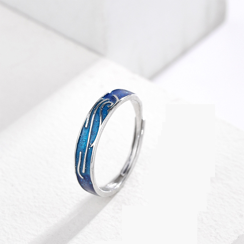 Title 3, Originele Deep-sea Fish Lovers Ring Paar - Perf...