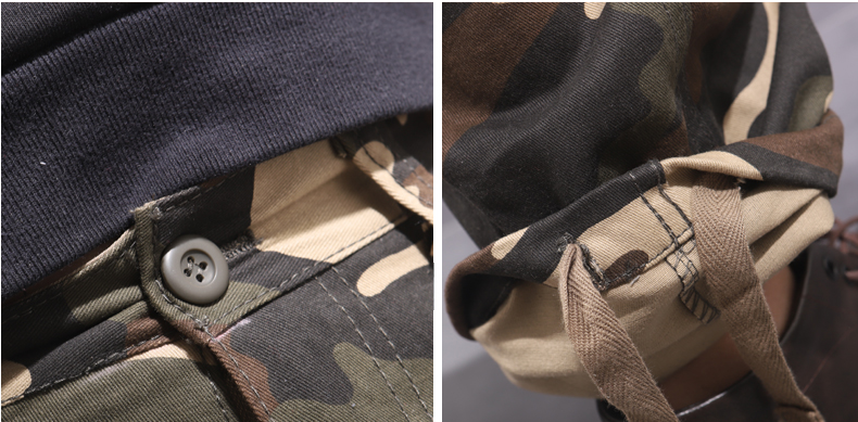 Title 10, New Multi Pocket Black And Gray Camouflage Over...