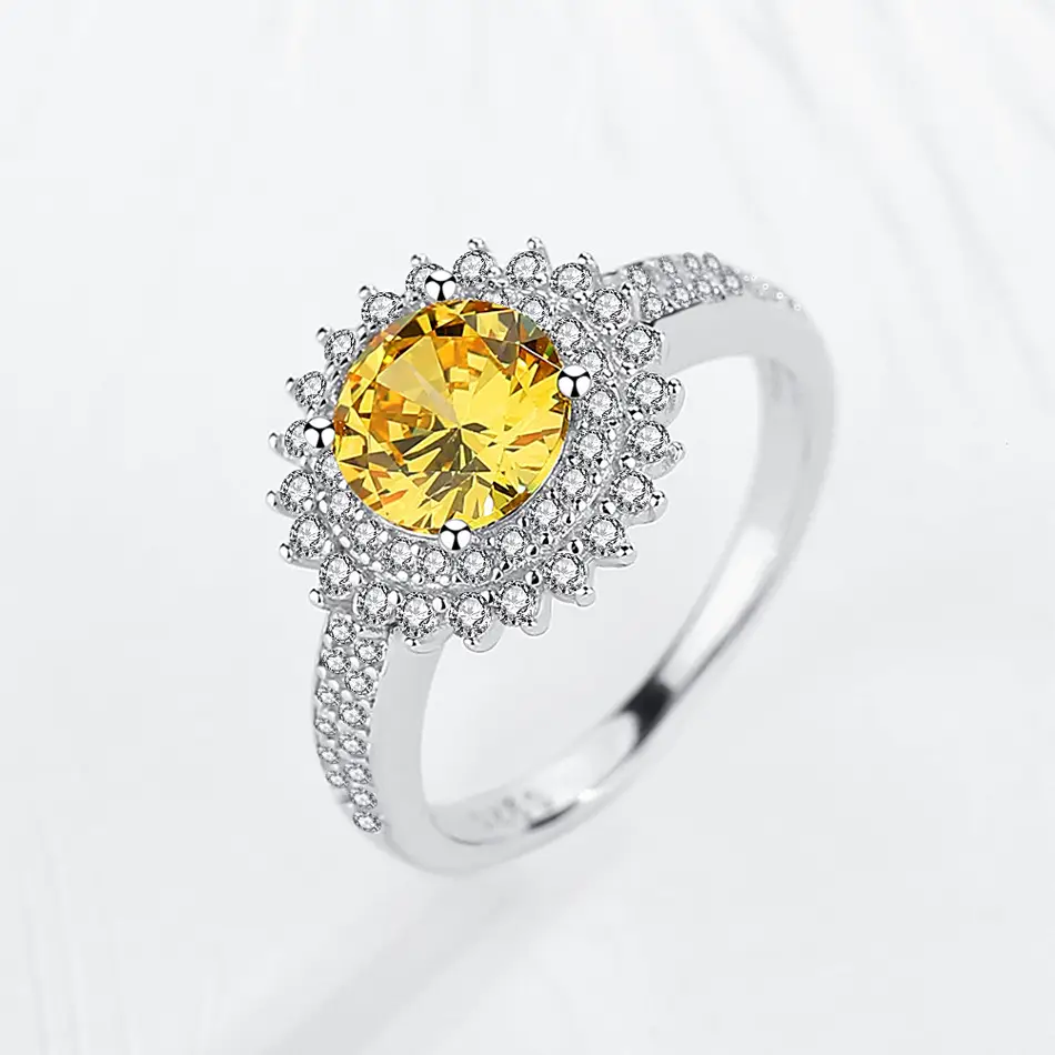 Explosive Style Luxury Women's Ring In Sterling Silver
