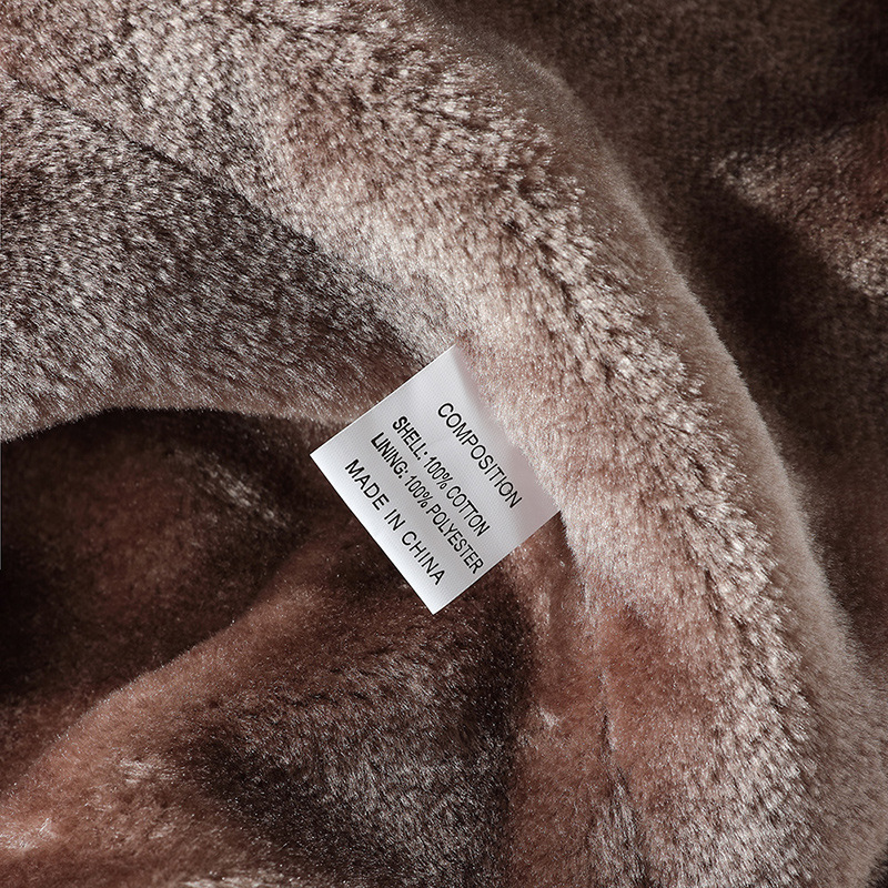 New Men's Jacket Casual Plus Velvet Thickening