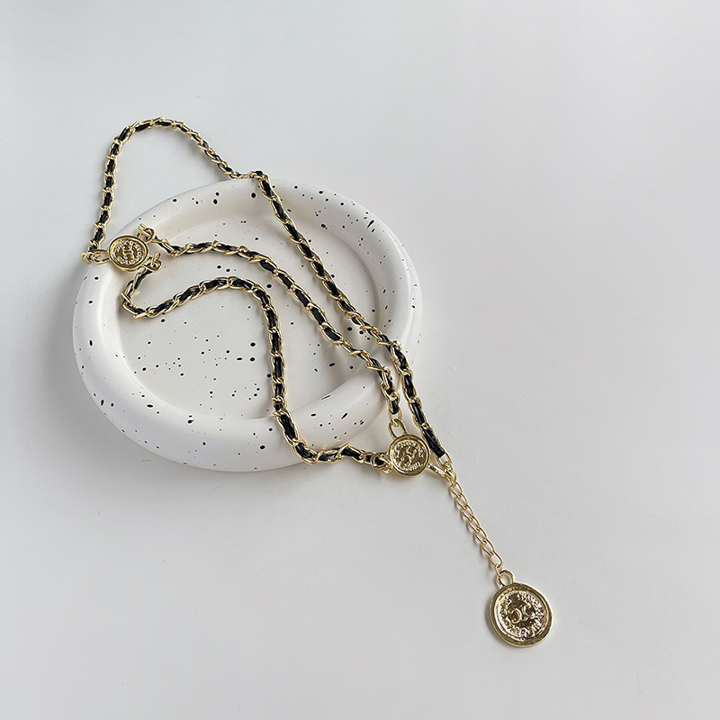 Fashion Metal Stitching Tassel Waist Chain