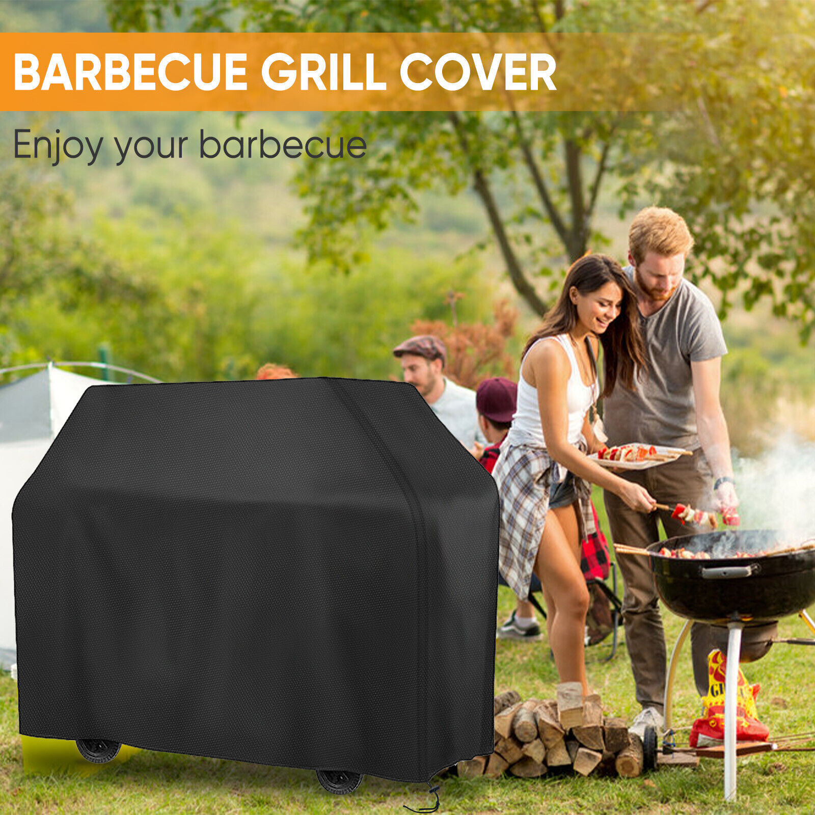 Heavy Duty BBQ Cover Waterproof Barbecue Gas Smoker Grill Patio Garden Outdoor