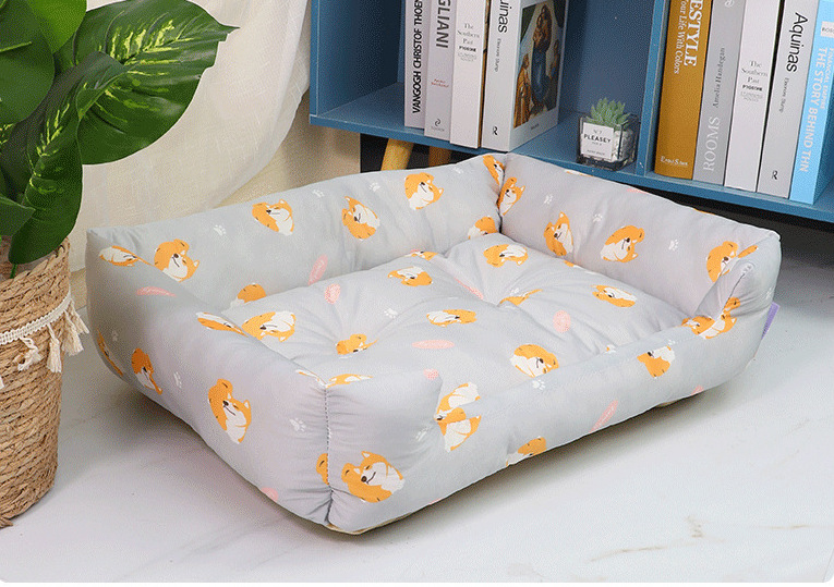 Grey Shiba Inu Square Nest