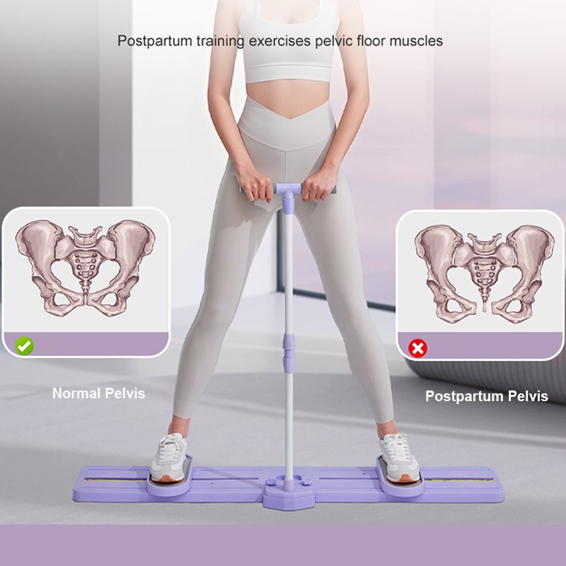 5in1 Folding Hip Leg Exerciser Ski Practice Machine W Timer