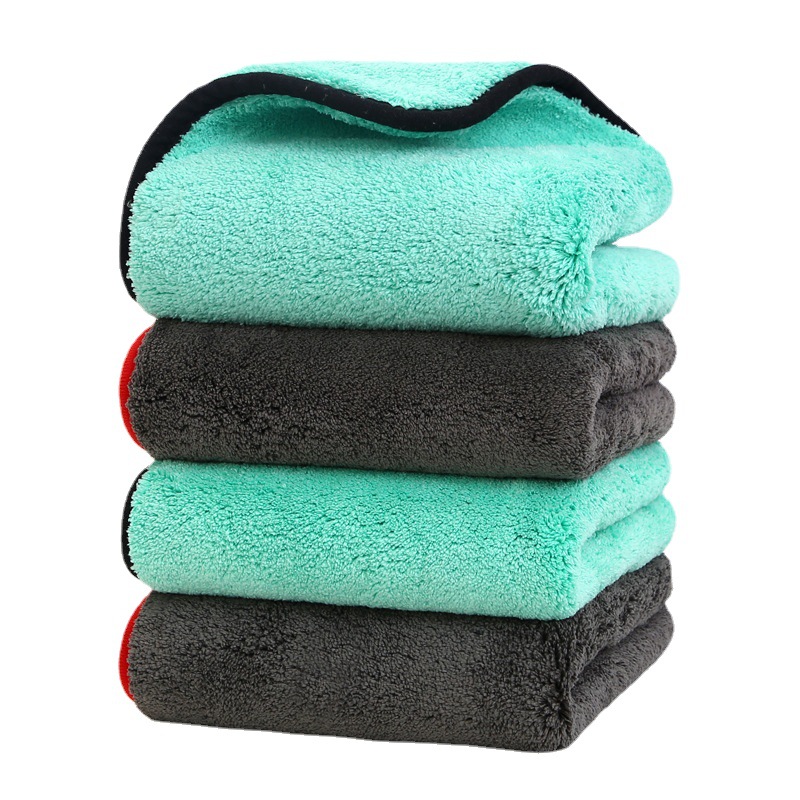 1200G Thick Coral Fleece Car Wash Towel, picture 3 of 5