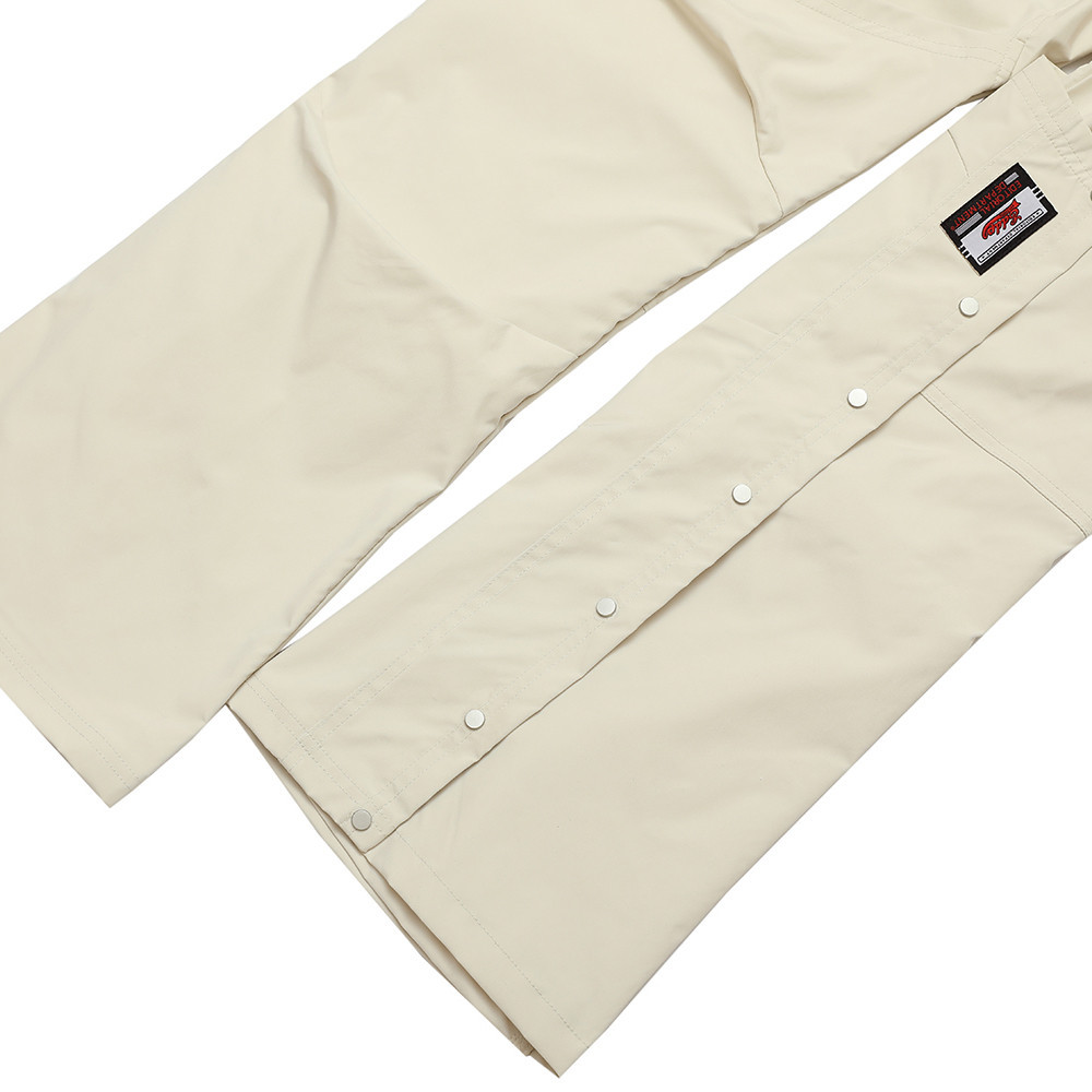 Men's Loose Breasted Solid Color Straight Casual Pants