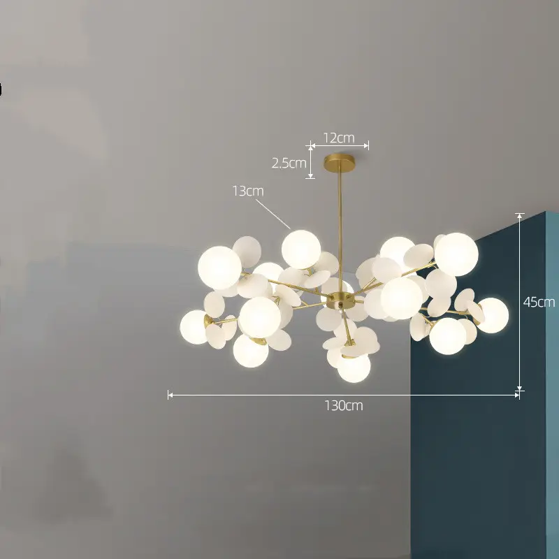 Nordic Chandelier Modern Minimalist Living Room Bedroom