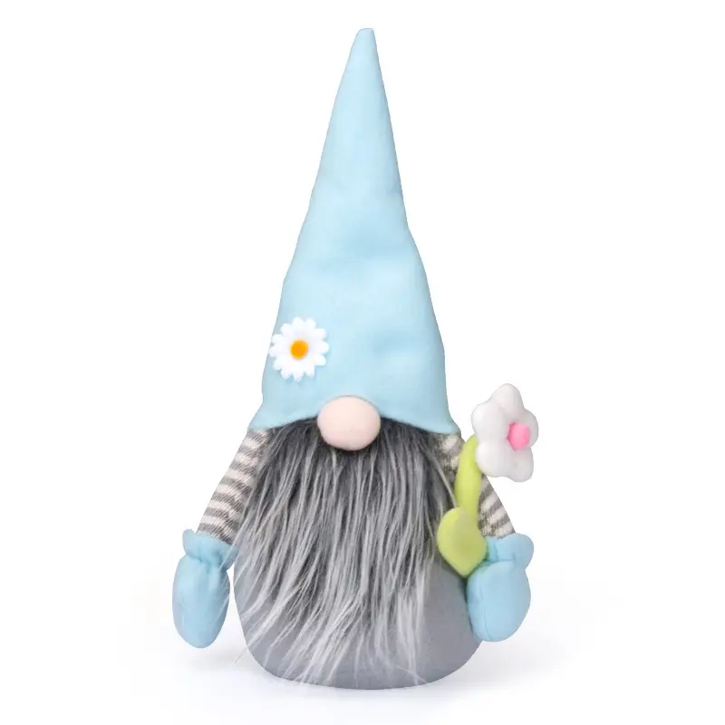 Rudolph Decorative Flower Props Easter Figurine Doll