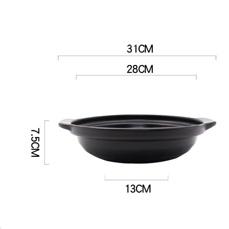 Title 12, High temperature resistant shallow casserole