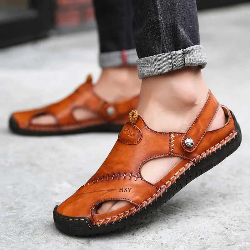 Summer Baotou Sandals Men Tide Soft Bottom Men