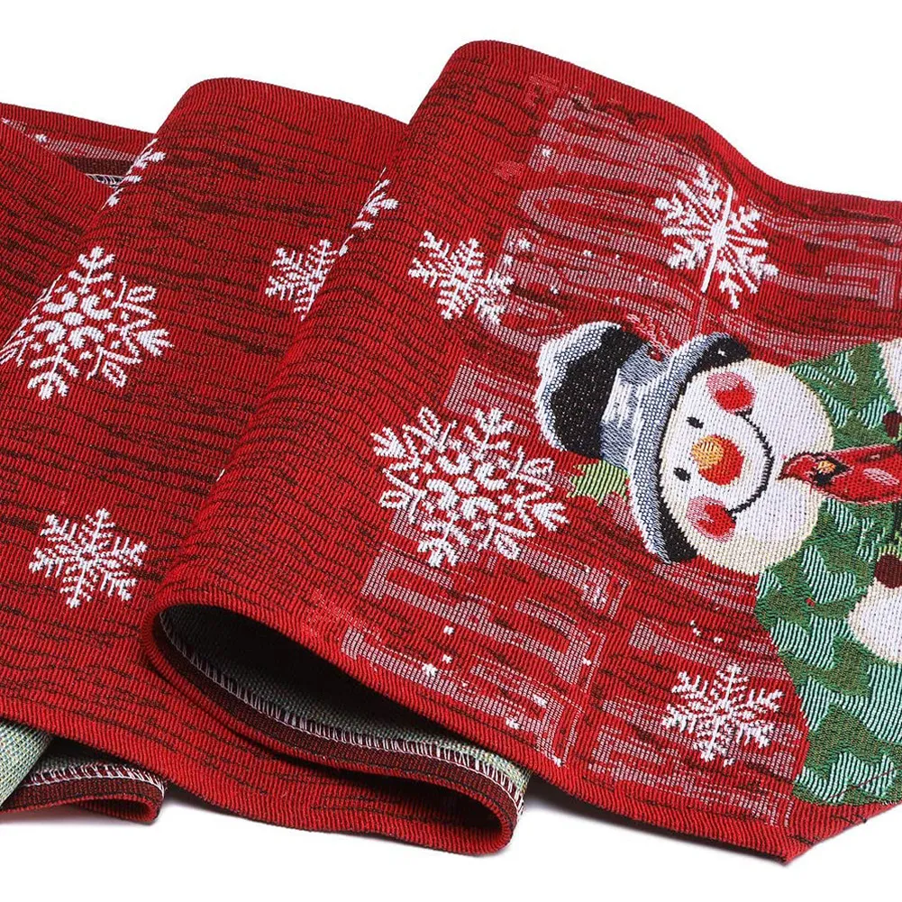 Christmas Tablecloth Decorations For Home Table Xmas Ornaments New Year Decor – image 3