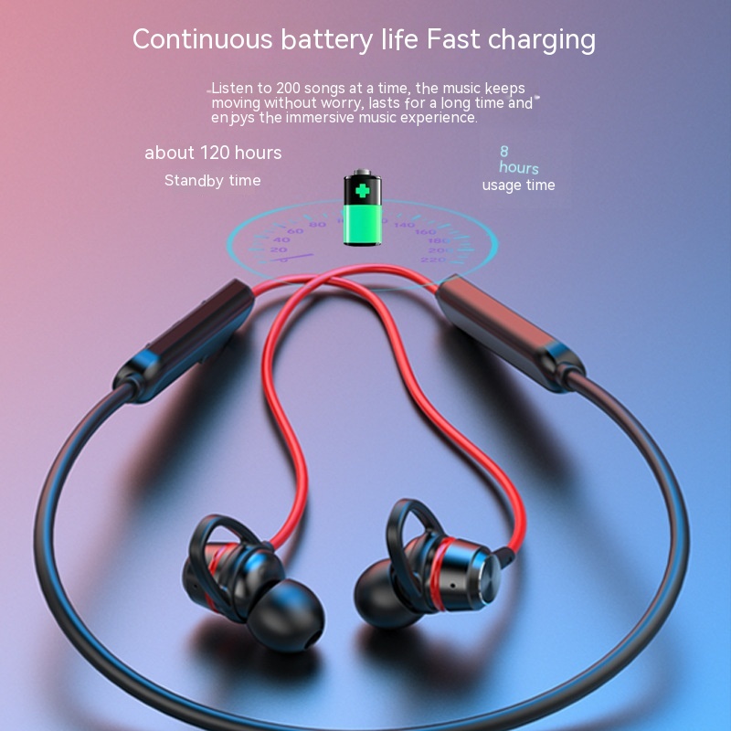Wireless Bluetooth Magnetic Double-ear Extra Bass Headphones N - Image 2