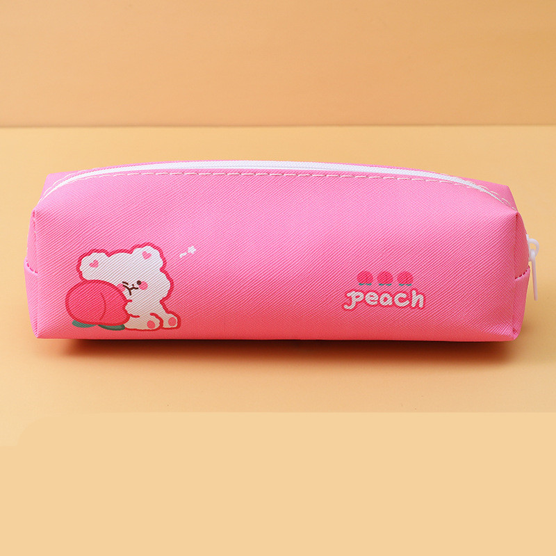 Peach Bear Pencil Case