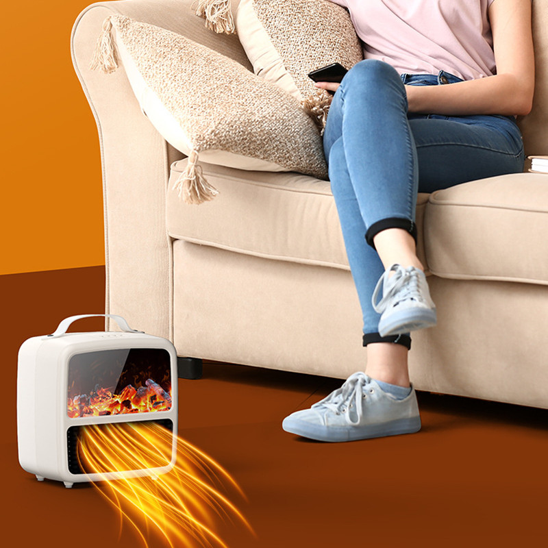 Radiateur Soufflant Effet Flamme 3D — Chauffage Décoratif 4