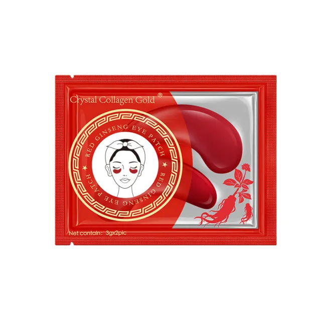 Crystal Collagen Gold Moisturizing And Firming Collagen Eye Mask Skin Care Product Red - Shop at LoveMi