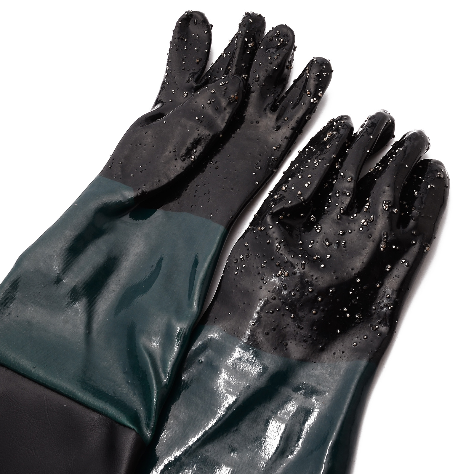 60cm PVC Sandblasting Machine Special Gloves For Non-slip