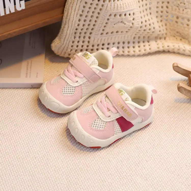 2026 Spring New Baby Walking Shoes, Soft Sole Non-slip Toddler Casual Sports Shoes, Breathable First Walker Shoes For Boys And Girls