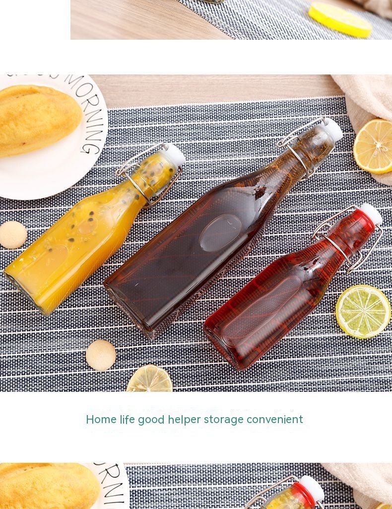 Title 18, Glass Transparent Sealed Liquor Storage Bottle ...