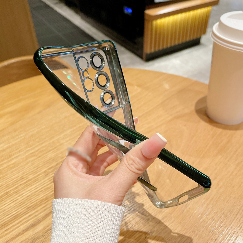 Electroplating Magnetic Mobile Phone Case Wireless Charging Transparent - Image 7