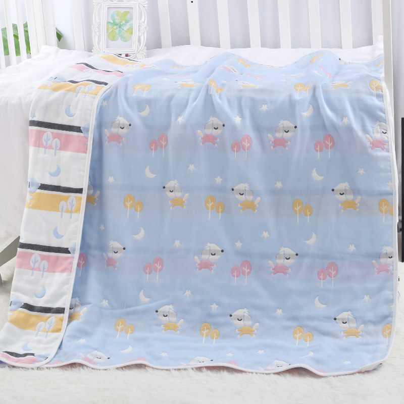 Title 15, Cotton Six-layer Gauze Towel Quilt Gauze Bath T...