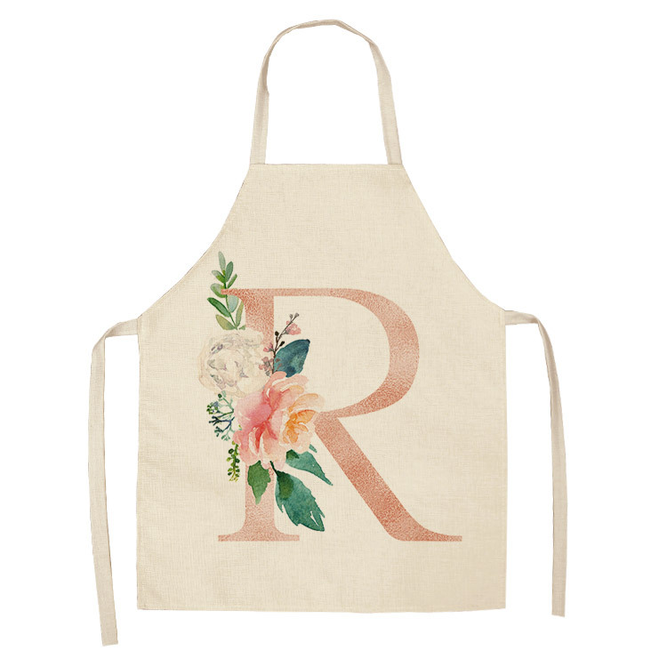 Title 25, Letter series cotton and linen apron