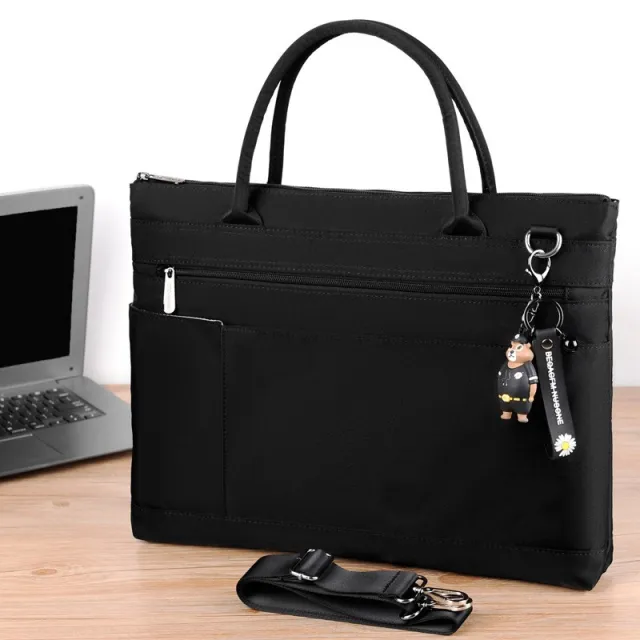 Large Capacity Crossbody Document Bag Black - Shop at LoveMi