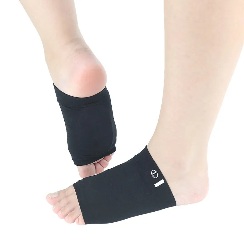 Plantar Fasciitis Foot Arch Support Sleeve 1pair - Black