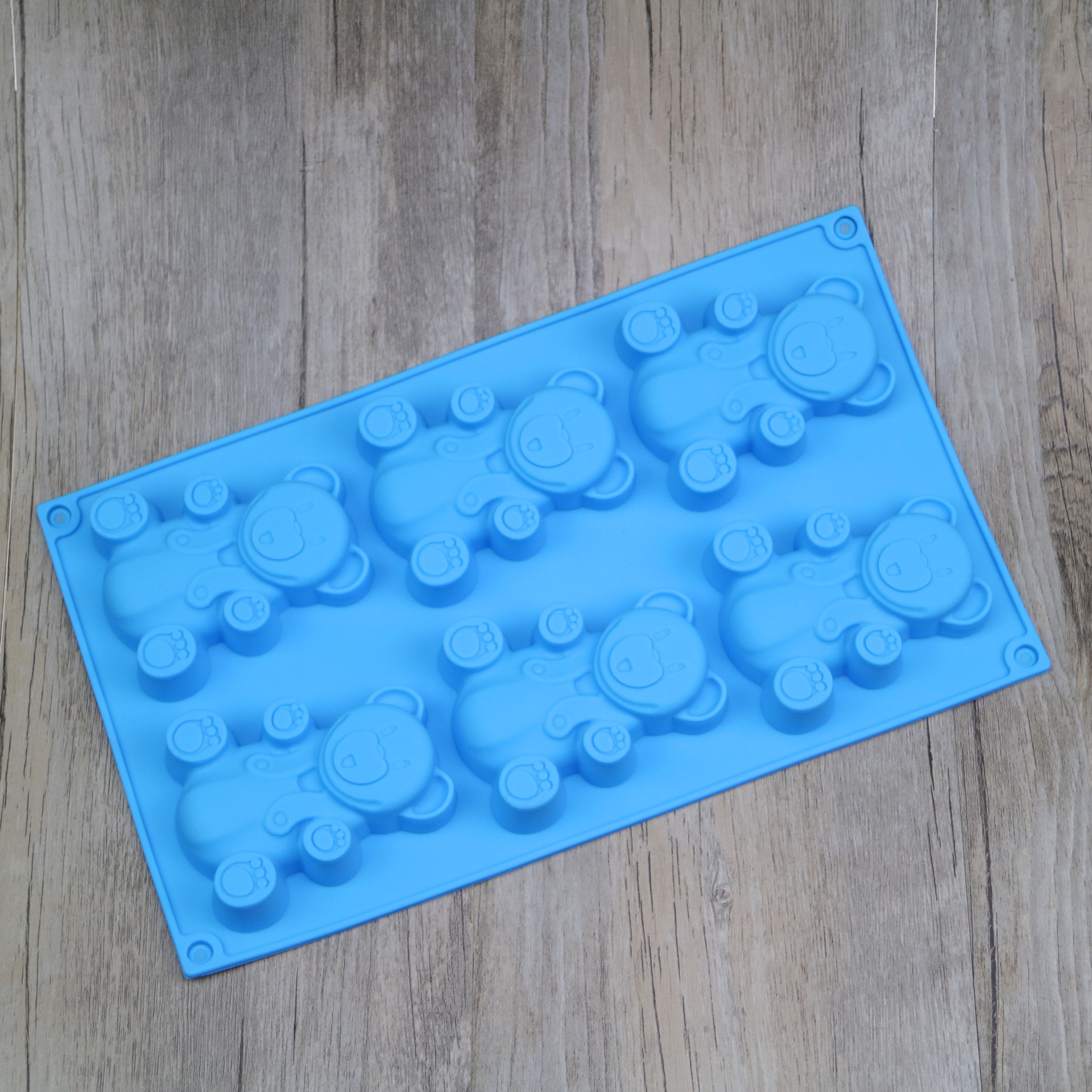 Silicone 6 With Cartoon Mini Bear Cake Mould