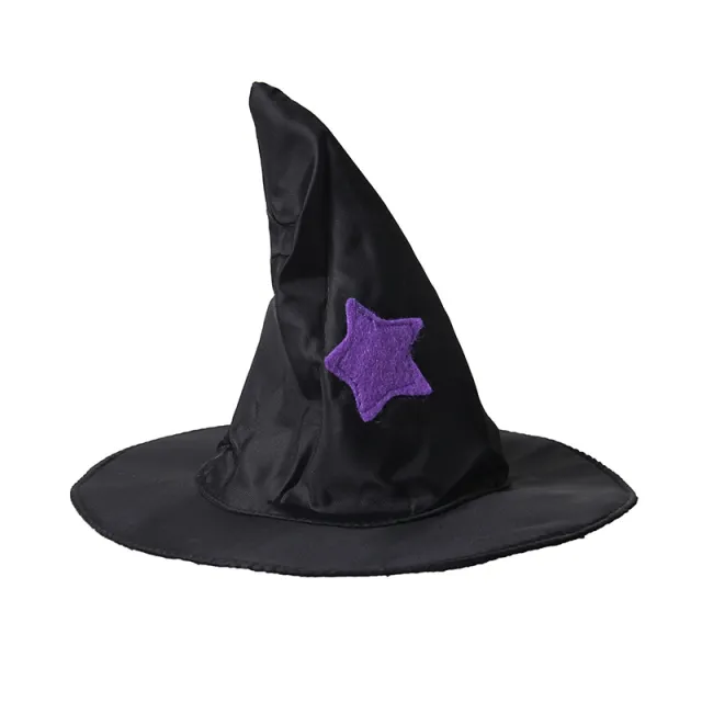 Dog Hat Dress Up Cool Cat Hat Black Purple Star Teddy Magic Wizard Hat Black Hat - Shop at LoveMi