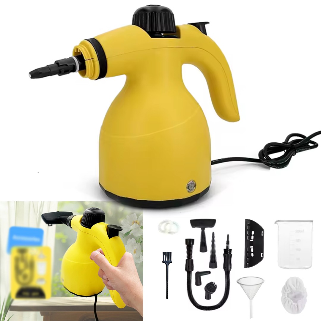 10o0W Electric Portable Hand Held Steam Steamer Cleaner & Accessories 2025 New — foto 16