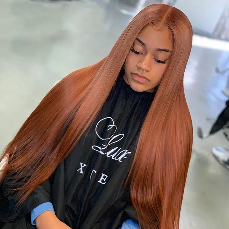 Chestnut Brown Pre-drawn Lace Wig