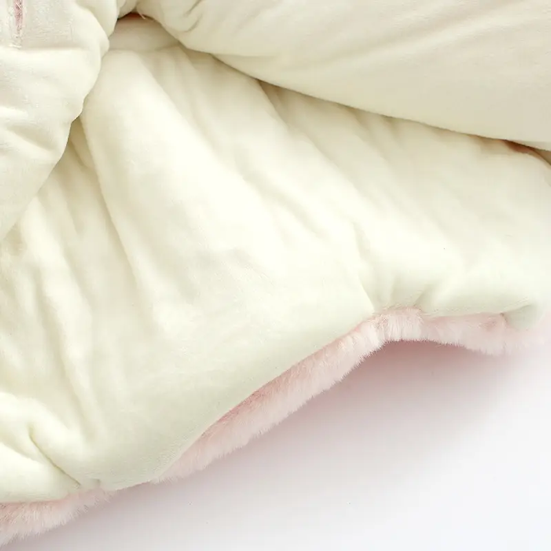 Girls' Thick Plush Coat Children's Cotton