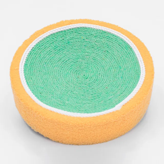 Cat Scratch Board Big Cat Toy Corrugated Cat Paper Bowl With Cardboard Bowl Grinding Claw Cat Sleeping Bed Green - Shop at LoveMi