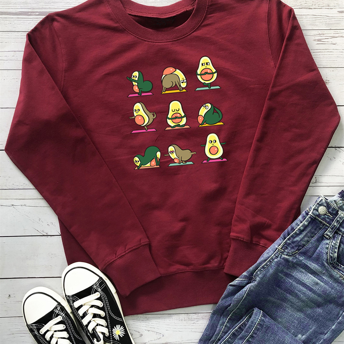 Color Printed Sweater For Men And Women