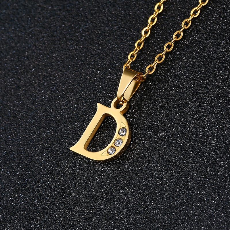 Letter Necklace Girl Student Korean Style Simple