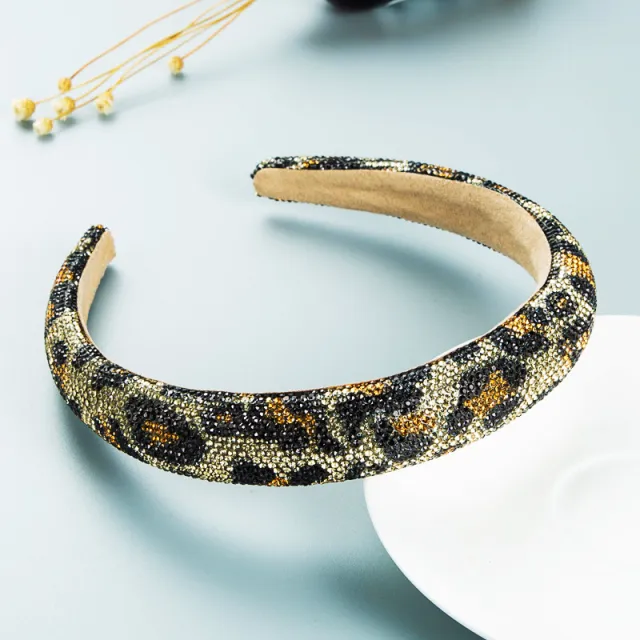He Hair Hoop Vintage Baroque Gypsophila Rhinestone Black Coffee - Shop at LoveMi