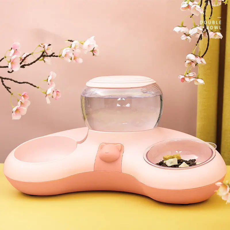 Crescent Automatic Drinking Water And Feeding Double