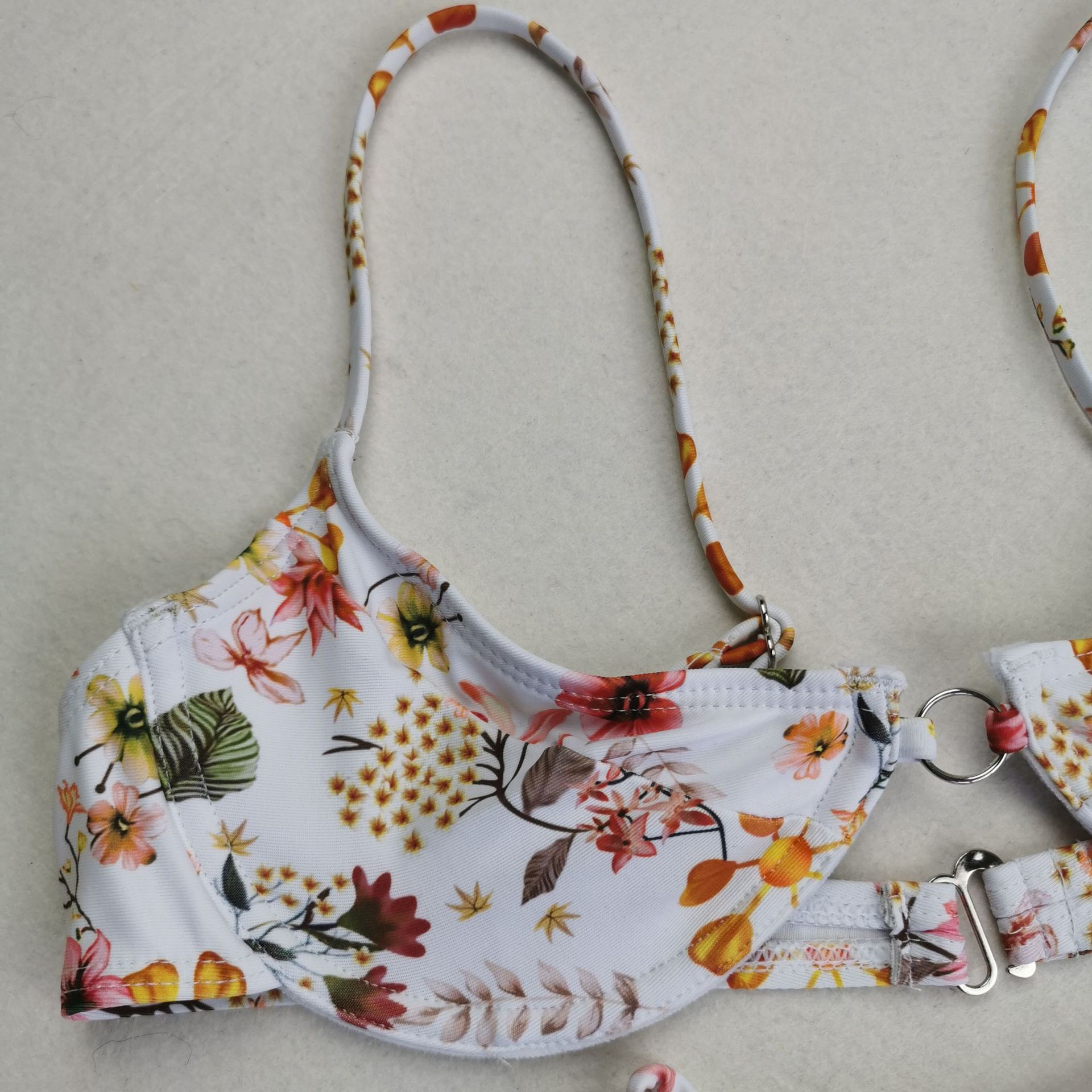 Women's Split Soft Bag And Steel Support Gather Swimsuit - Image 6