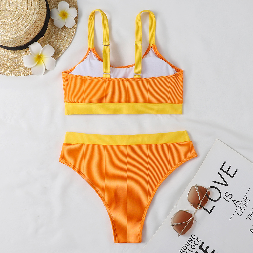 New Special Cloth Thread Sunken Stripe Bikini For Women - Image 26