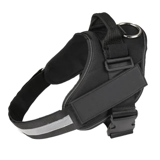 Personalized Custom Reflective Breathable Dog Harness NO PULL Adjustable Pet Harness For Small Large Dog Harness Vest With Patch Black - Shop at LoveMi