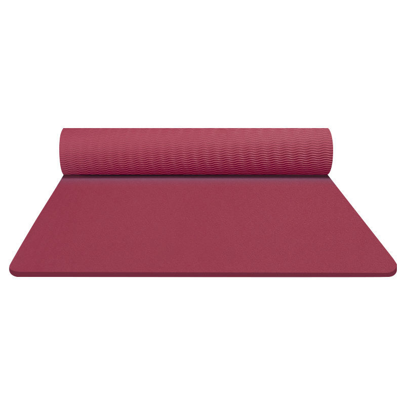 Ladies Home Fitness Mat Gymnastics Mat Solid Color Wear-resistant