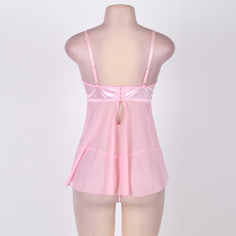 Title 5, Chemise de nuit sexy pour femme, avec bretelles...