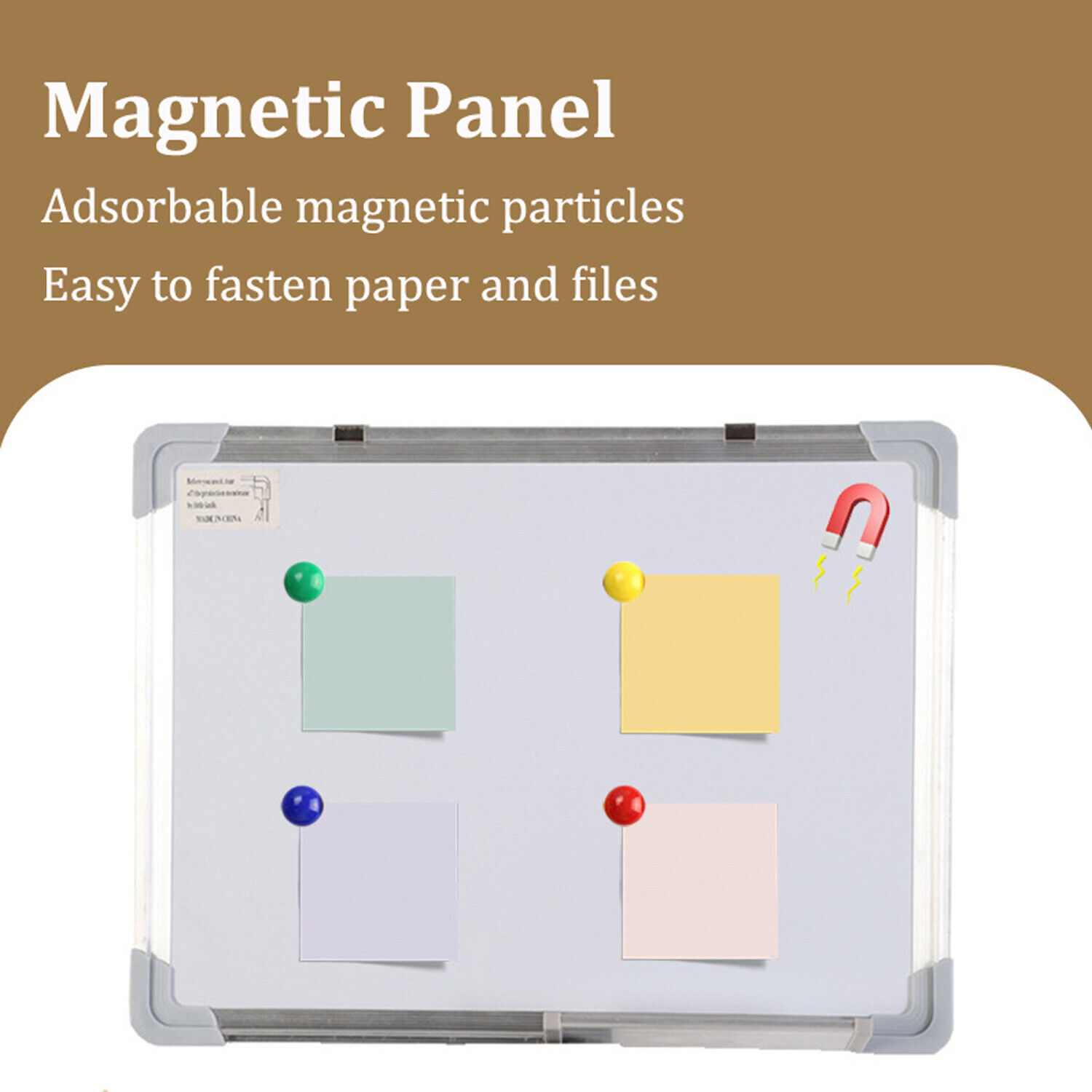 MAGNETIC WHITEBOARD SMALL LARGE WHITE BOARD DRY WIPE NOTICE OFFICE SCHOOL HOME