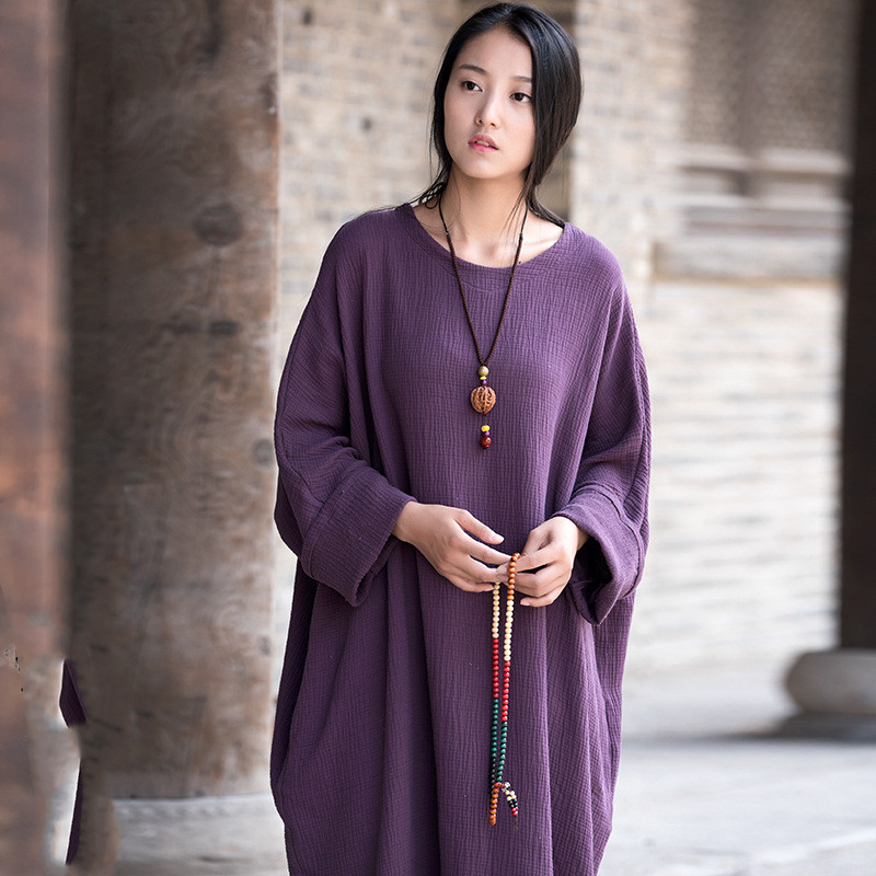 Double Layer Linen Dress, picture 4 of 6