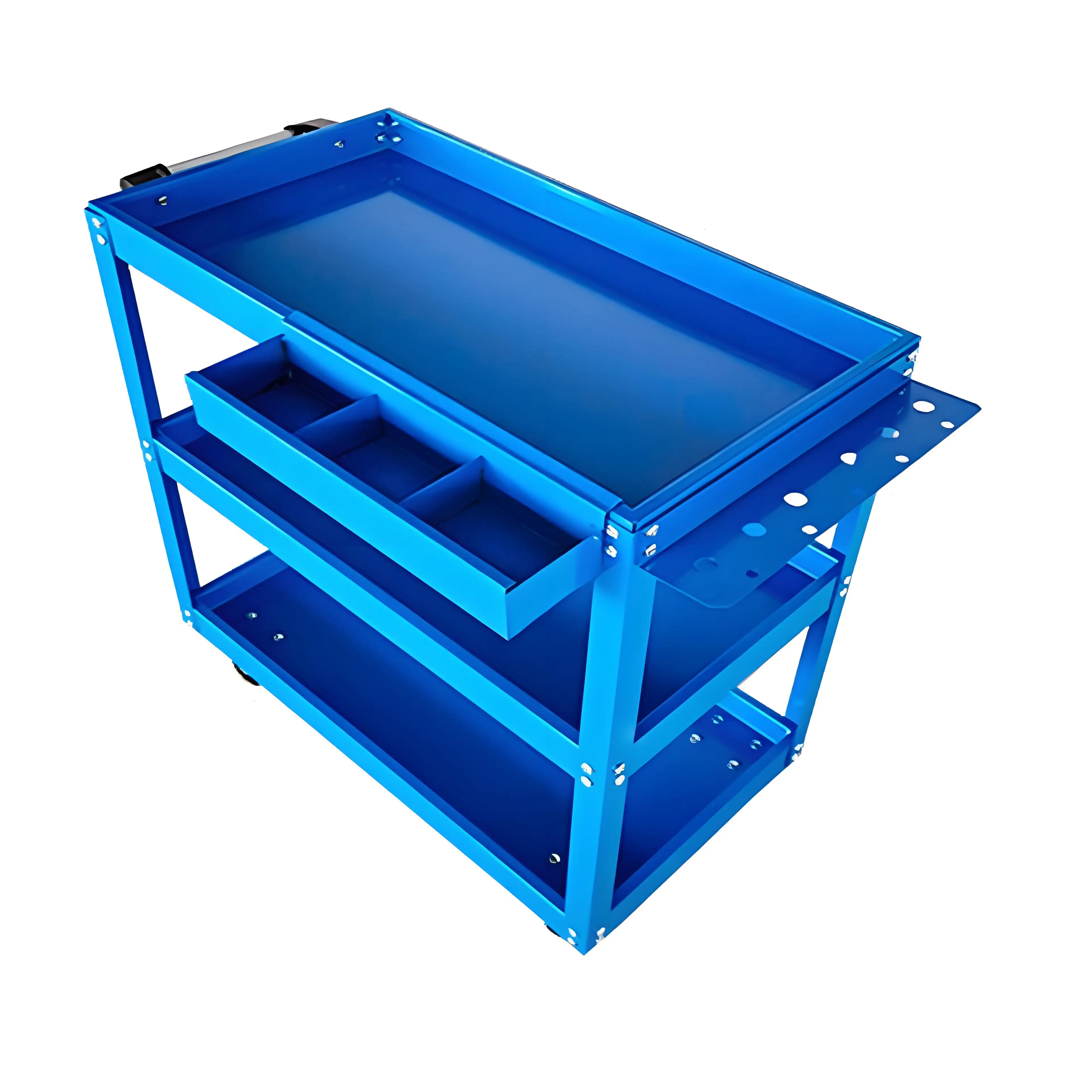 Upgrade 3-Tier Rolling Tool Cart