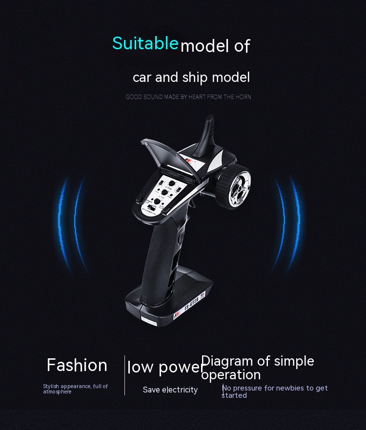 GT2B 3-way Remote Control With Receiver Lithium Battery Complete Set - Image 3