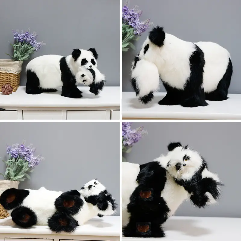 Simulation Bear Model White Bear Ornaments Photography Prop
